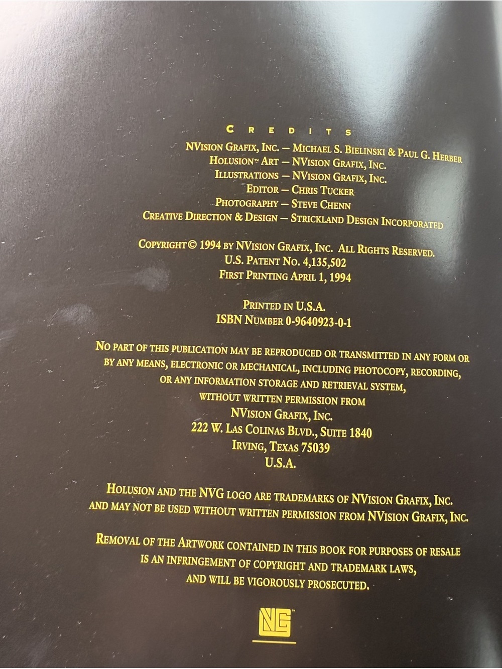 Vintage 1994 Holusion Art Hardcover Book - Michael Bielinski - 90s Nostalgia - Picture 3 of 13